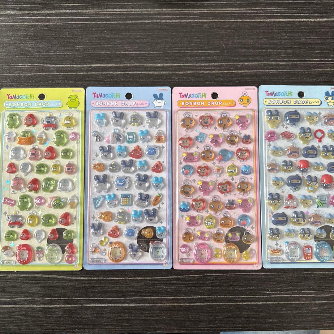 国内正規品 たまごっち ボンボンドロップシールコンプリート 4枚セット