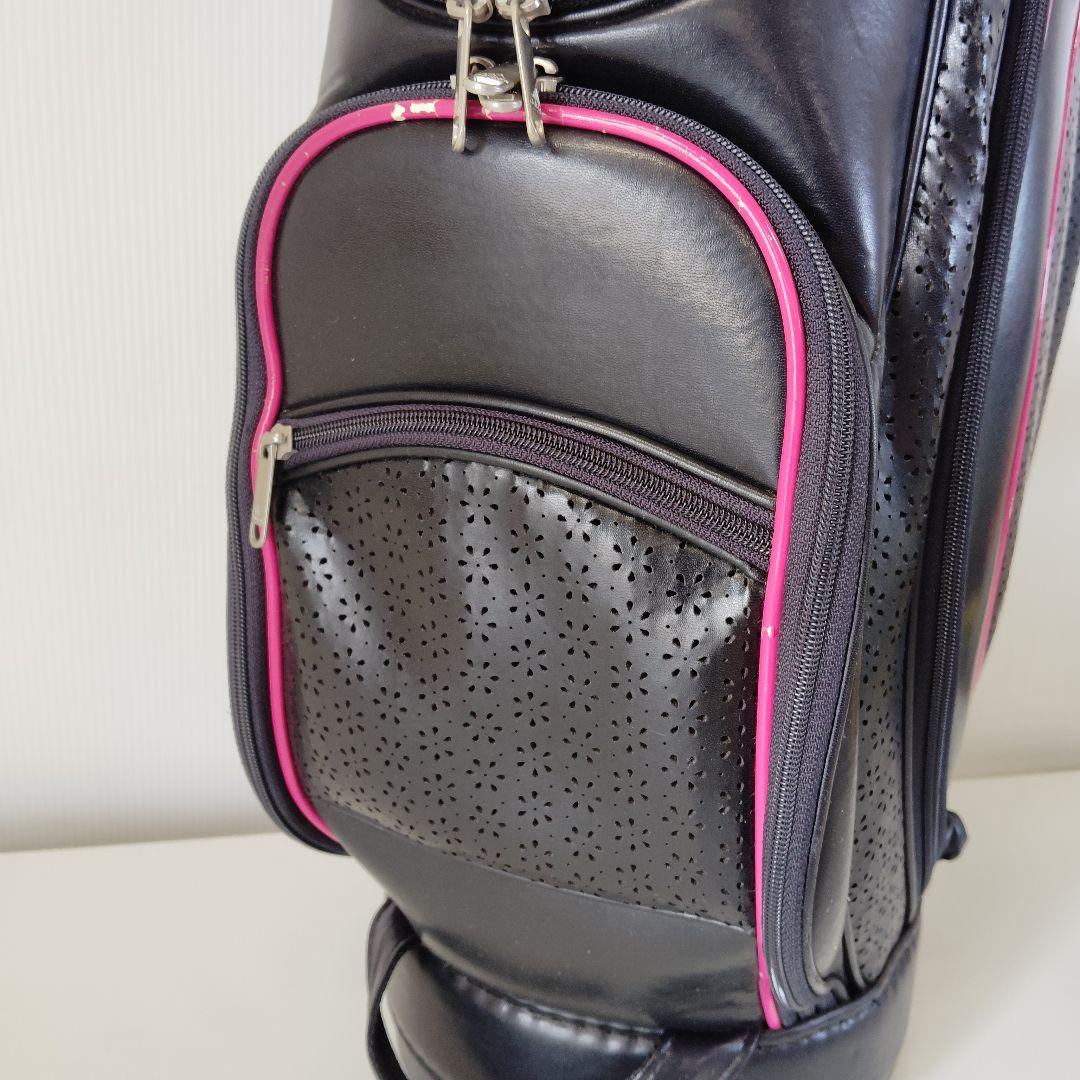 レディース☆adidas アディダス キャディバッグ ブラック/ピンク