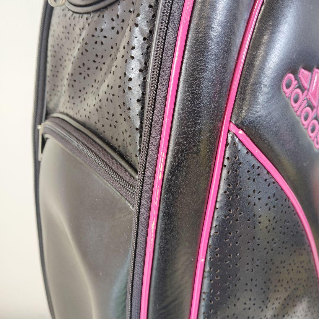 レディース☆adidas アディダス キャディバッグ ブラック/ピンク