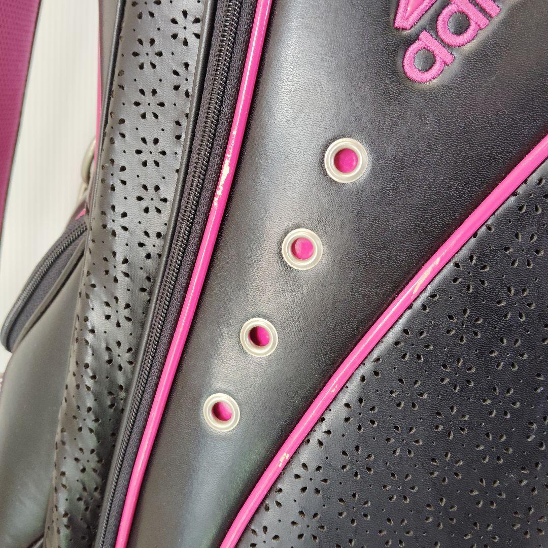 レディース☆adidas アディダス キャディバッグ ブラック/ピンク