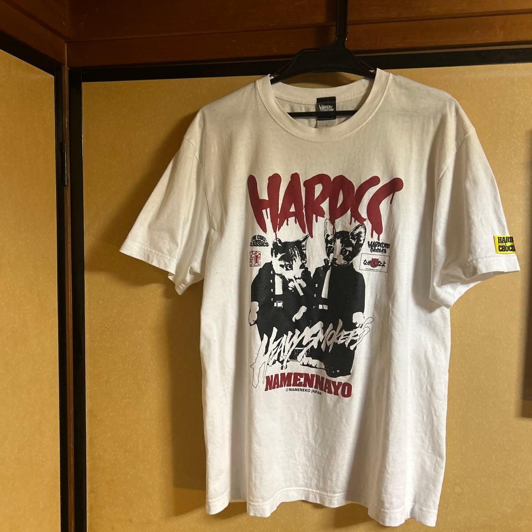 ハードコア　チョコレートTシャツなめネコ