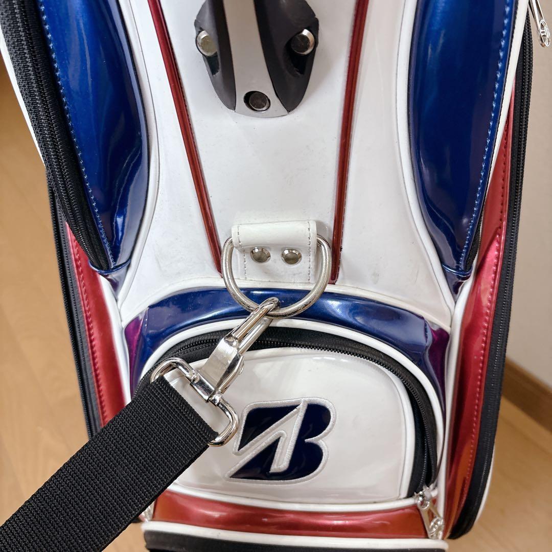 K478 BRIDGESTONE エナメル キャディバッグ