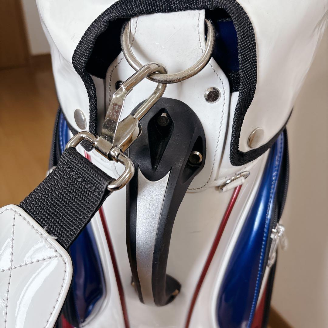 K478 BRIDGESTONE エナメル キャディバッグ