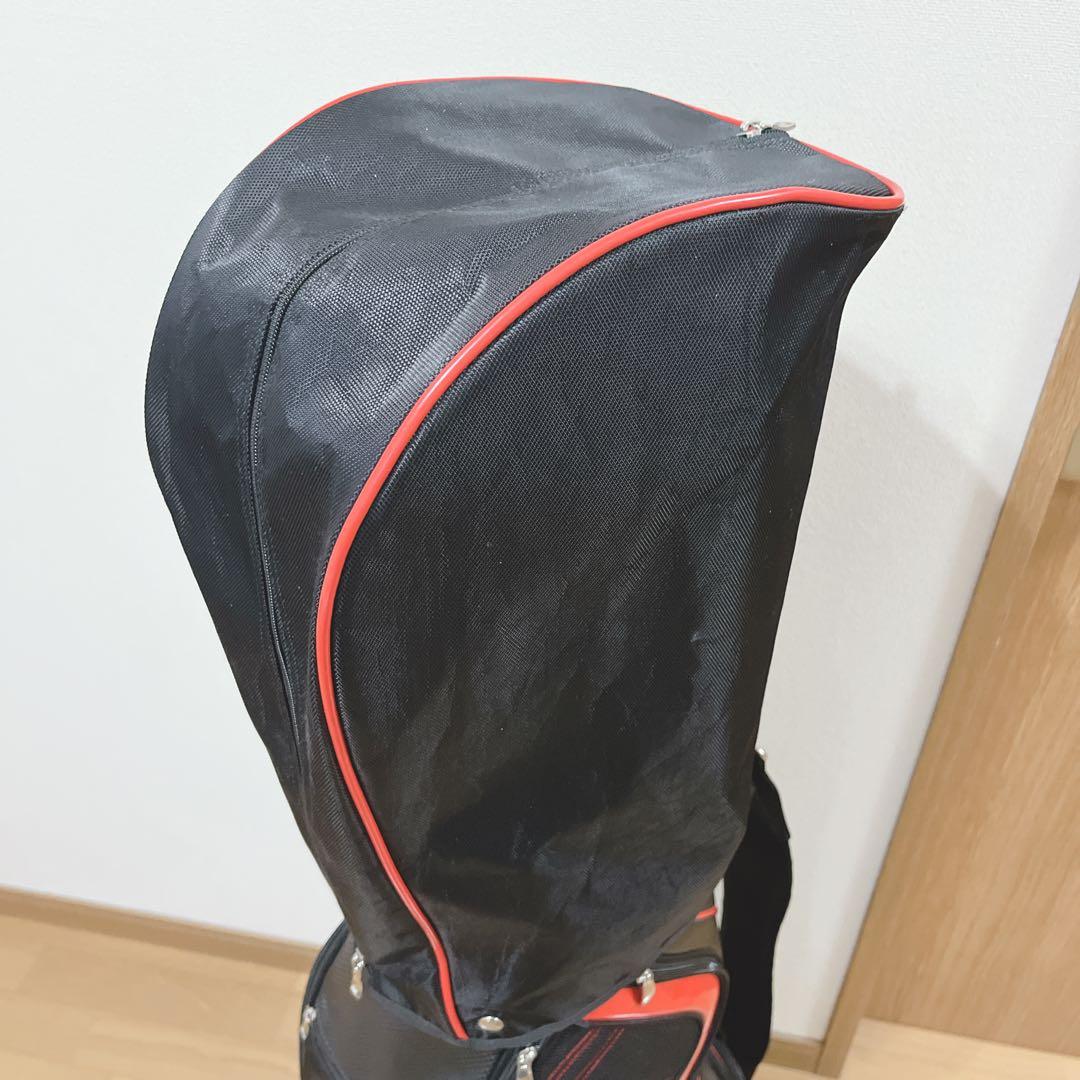 K314 美品 Kiss mark キャディバッグ ブラック