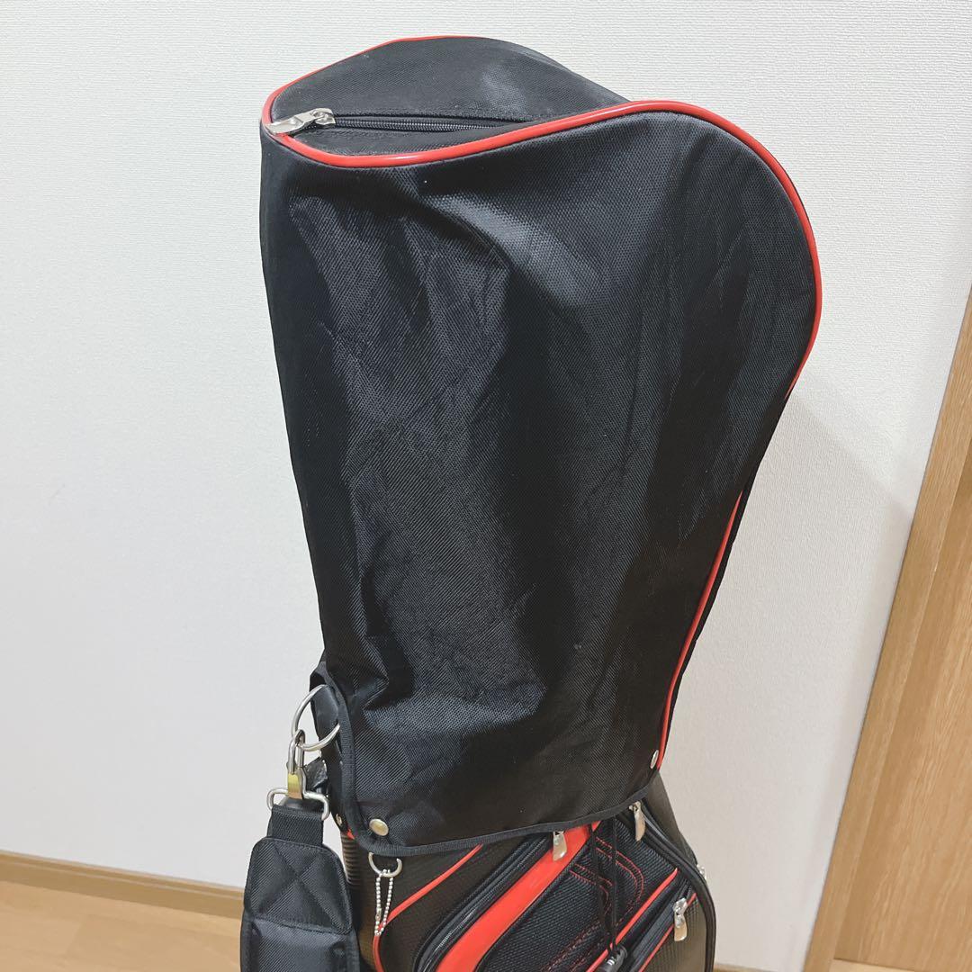 K314 美品 Kiss mark キャディバッグ ブラック