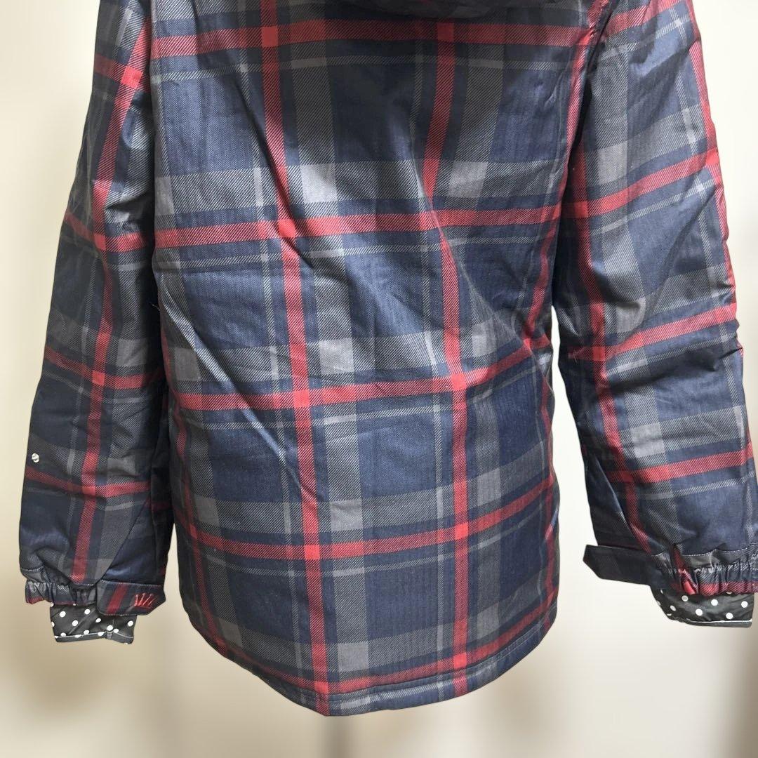 三　新品　未使用　スキーウェア　SIROP　シロップ　Sサイズ　チェックネイビー