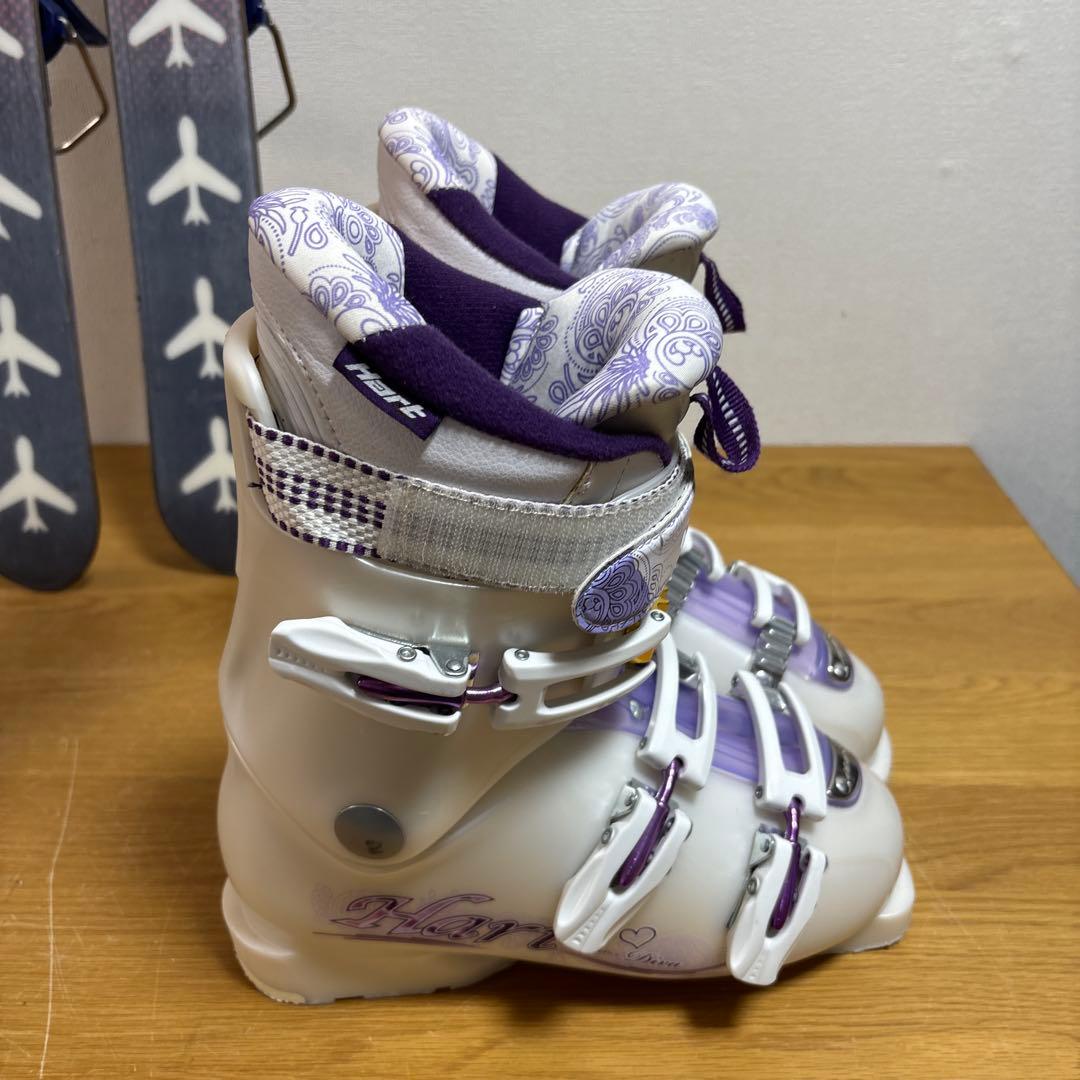 レディースショートスキーセット　Mizuno 90cm Hart 24cm