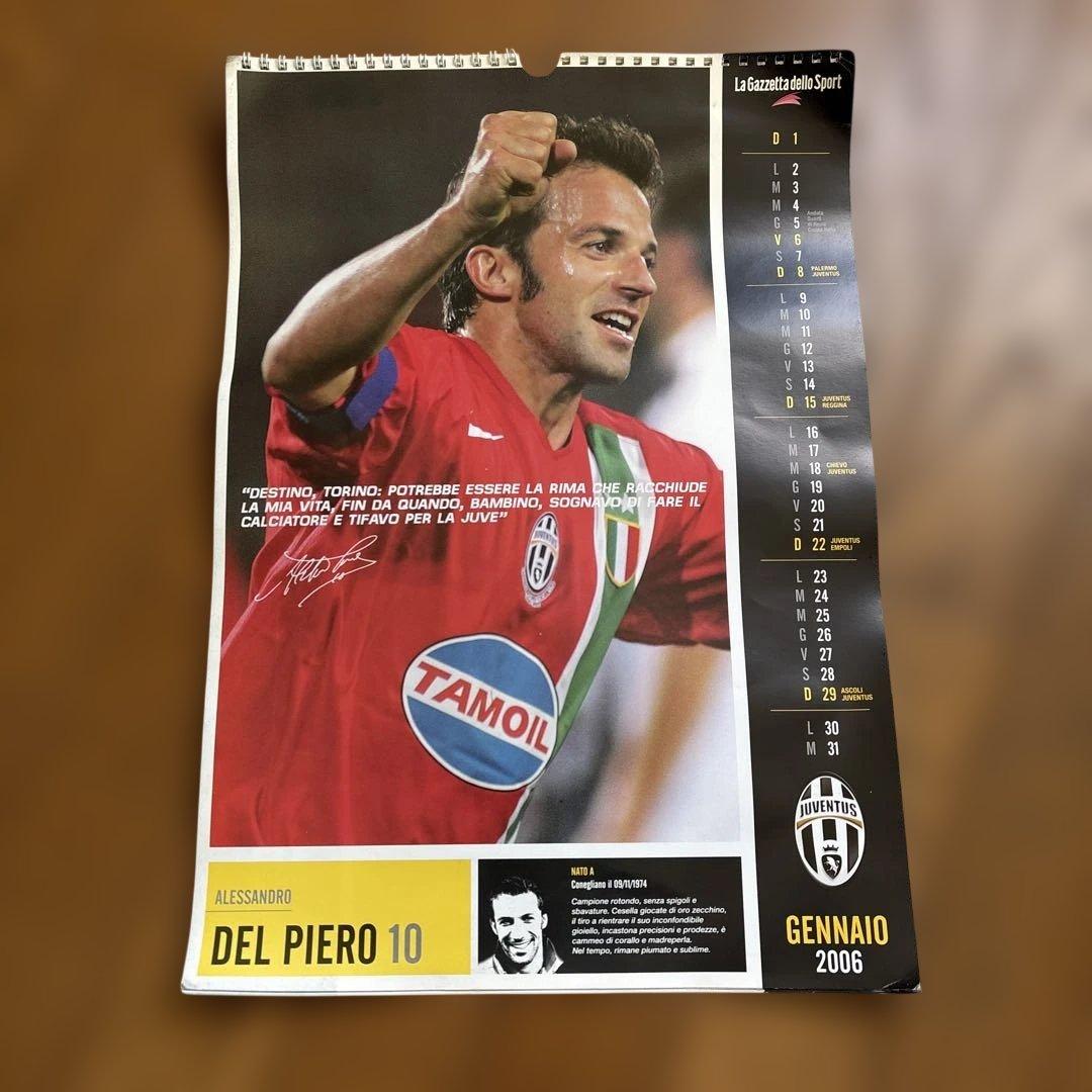 ユーヴェContro Campo ポスター　gazzettaカレンダー