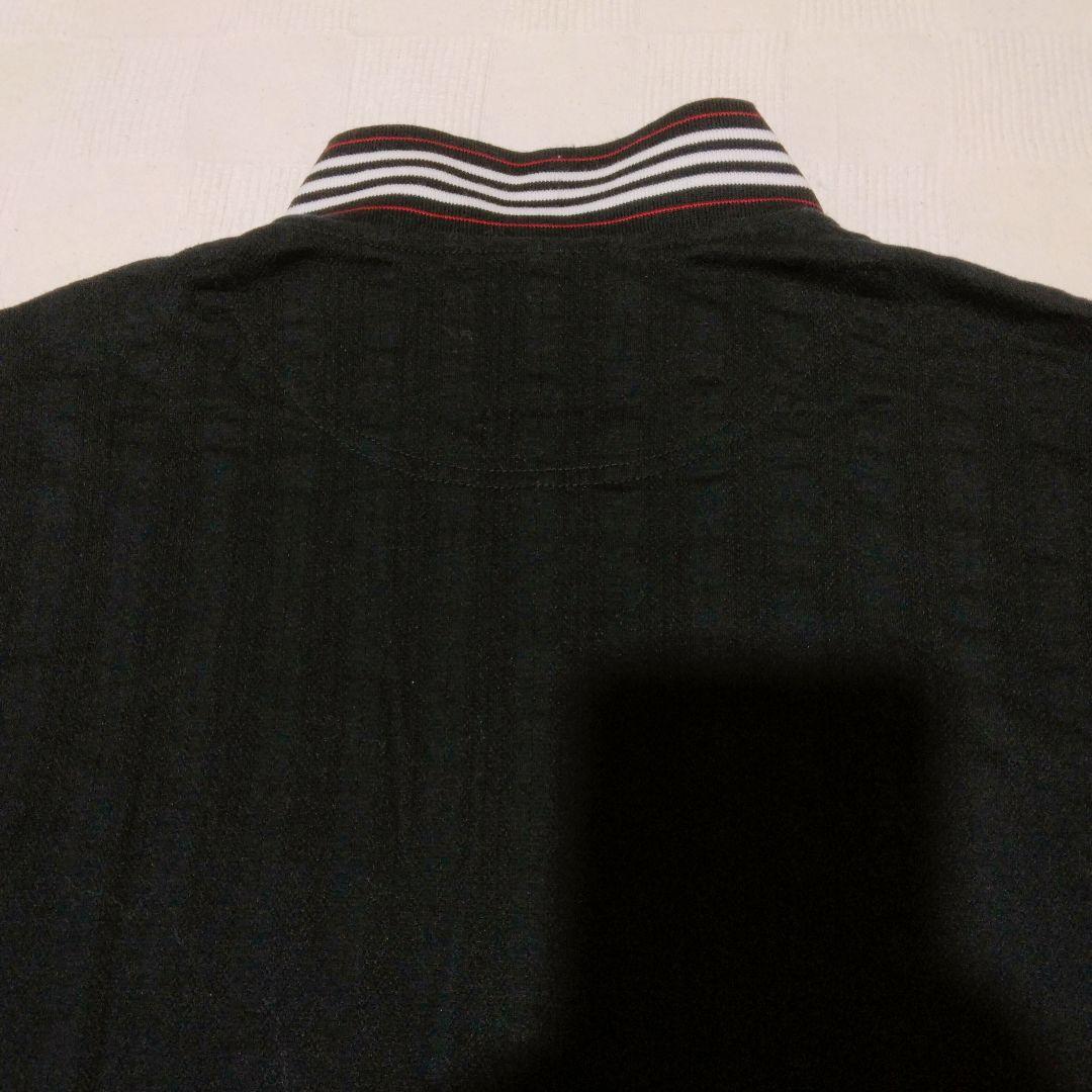 希少★BURBERRY GOLF ポロシャツ 襟ストライプ ホースロゴ L