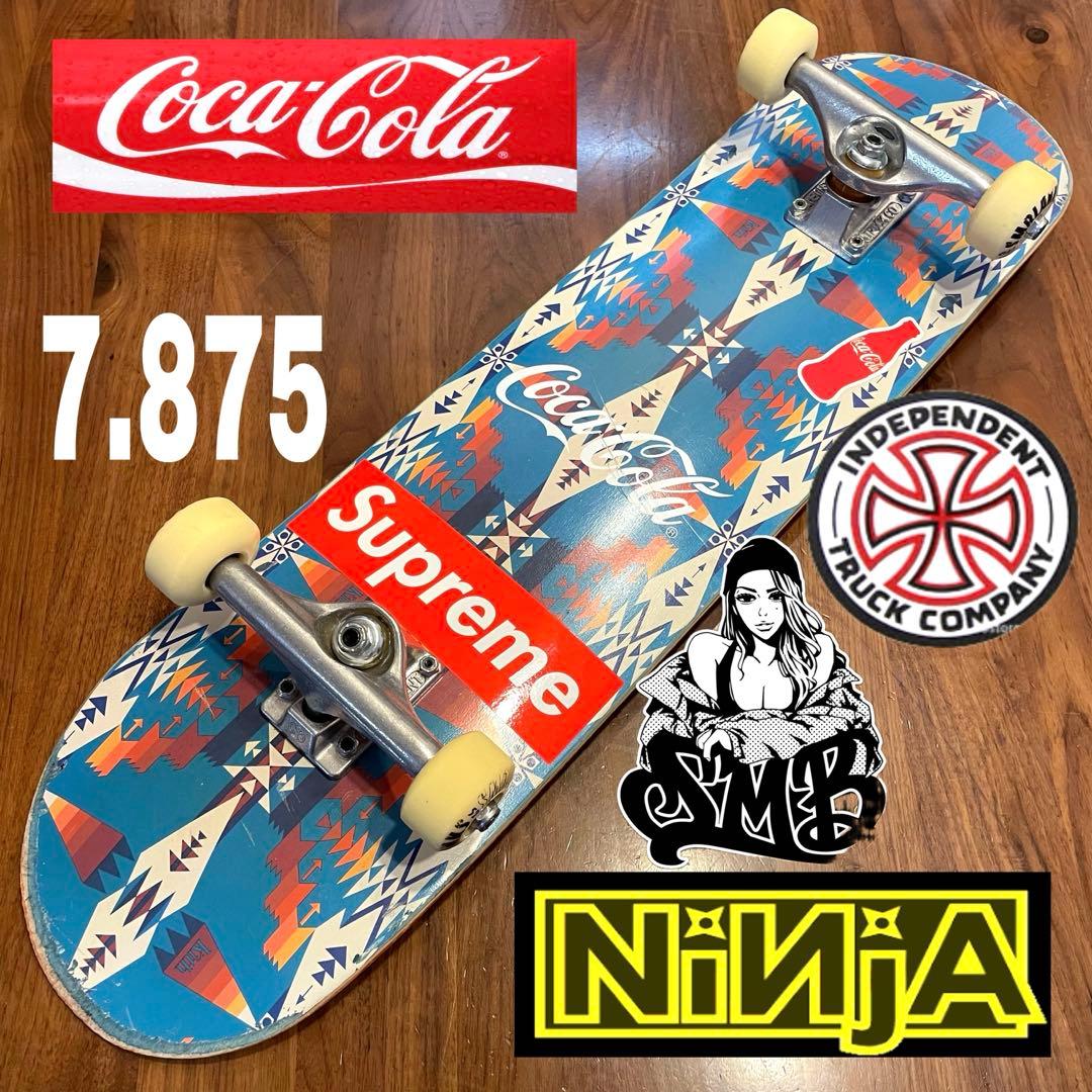 スケボー　コンプリート　インディペンデント　ニンジャ　美品　コカコーラ
