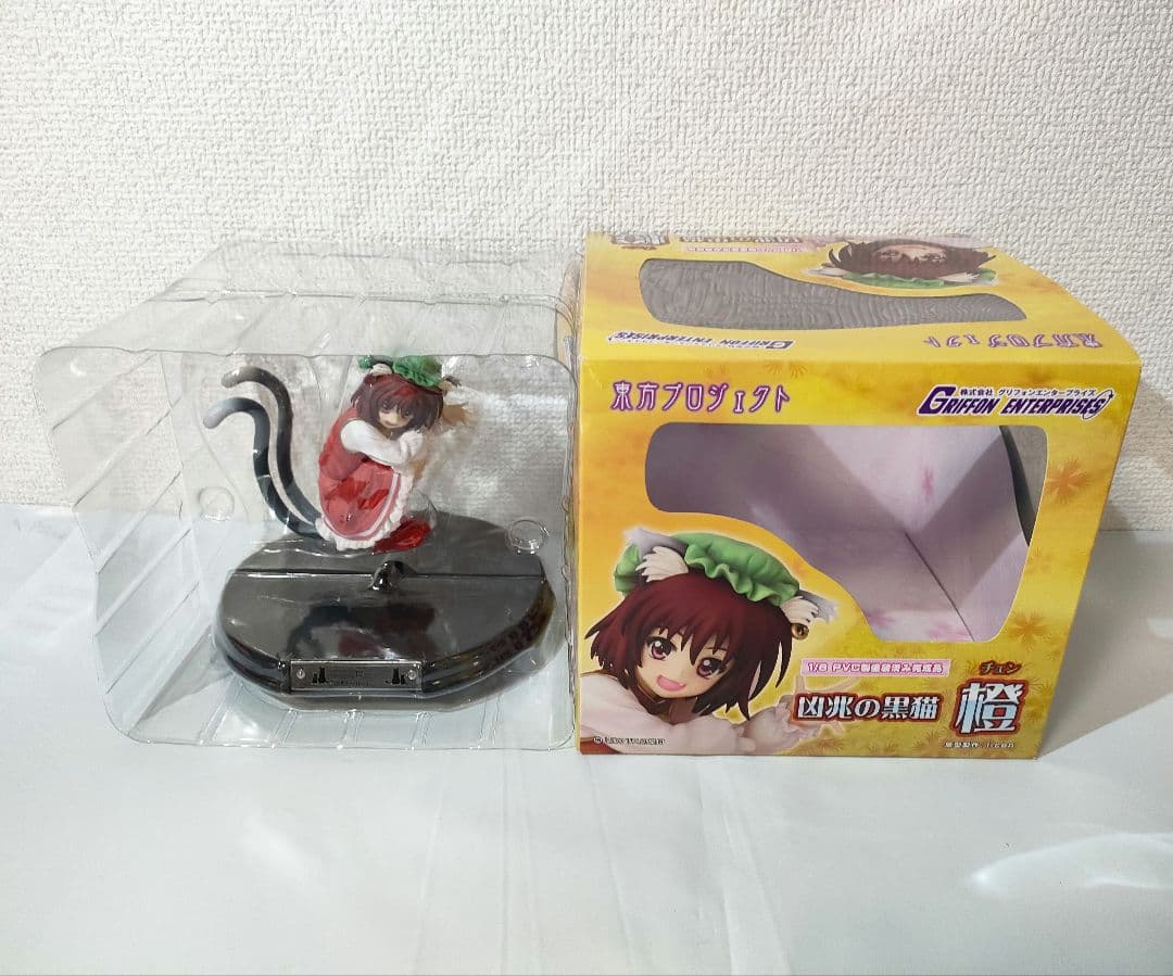 ☆　東方projectフィギュア　1/8　凶兆の黒猫　橙　グリフォン　☆