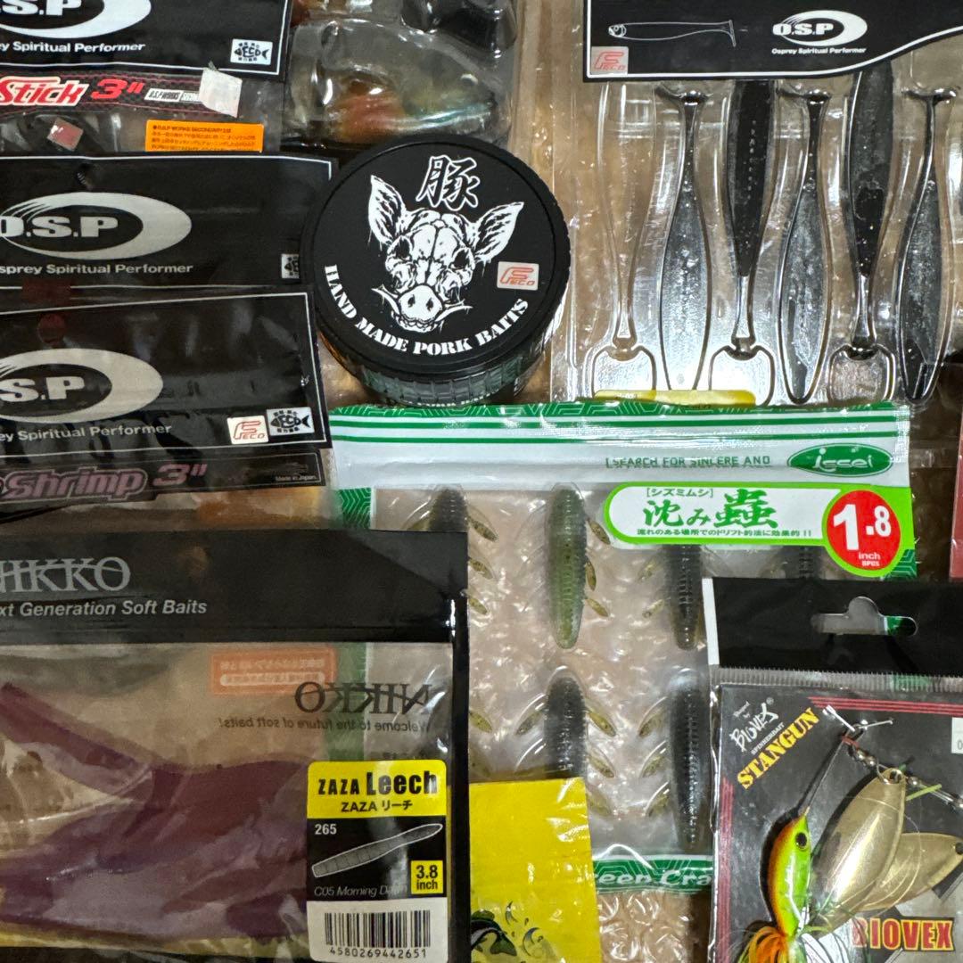 ☆バス釣り引退☆豪華人気ブランドソフト、ハードルアーセット☆早い者勝ち