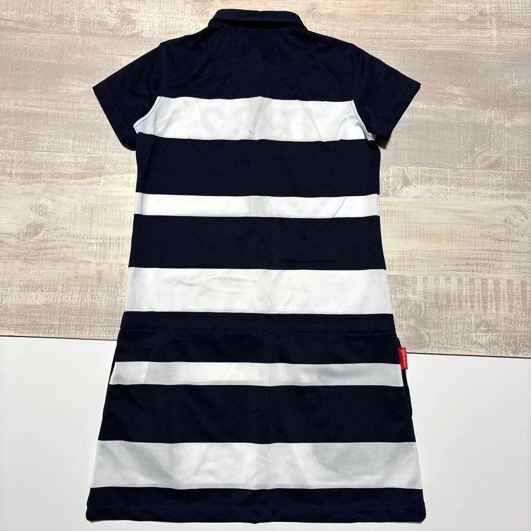 ルコックスポルティフゴルフ★薄手ストレッチ★シャツワンピ【レディース サイズM】