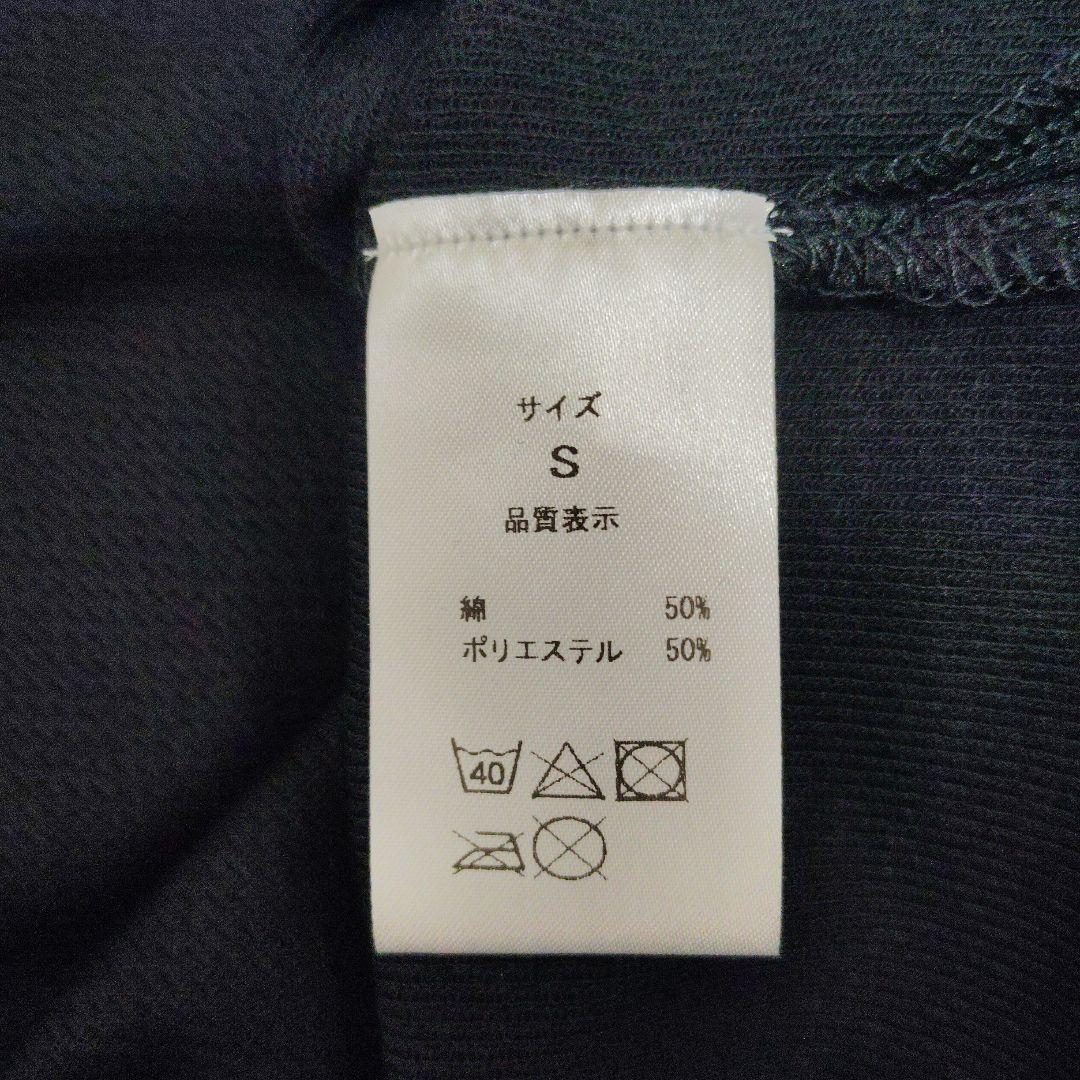 TOMSIX　トムシックス　ゴルフウェア　ポロシャツ　メンズ　刺繍ロゴ　黒　S