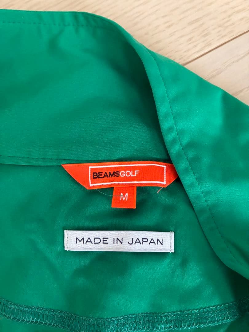 BEAMS GOLFのフルジップジャケット　袖取り外し可能