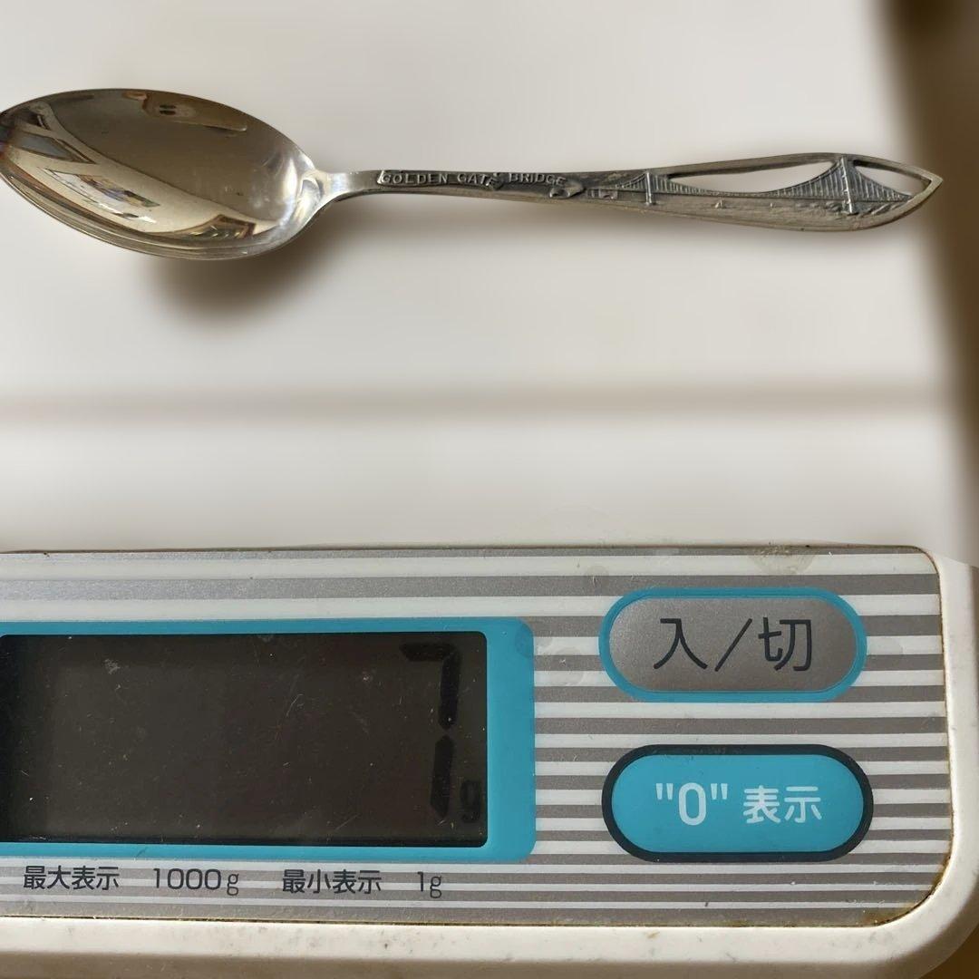 サンフランシスコゴールデンゲートブリッジ スプーン　銀製