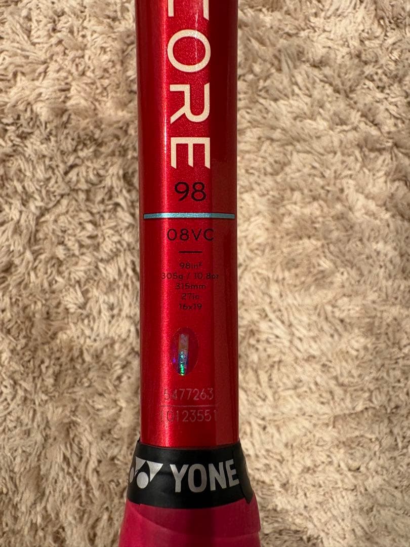 YONEX VCORE 98 テニスラケット2026年モデル