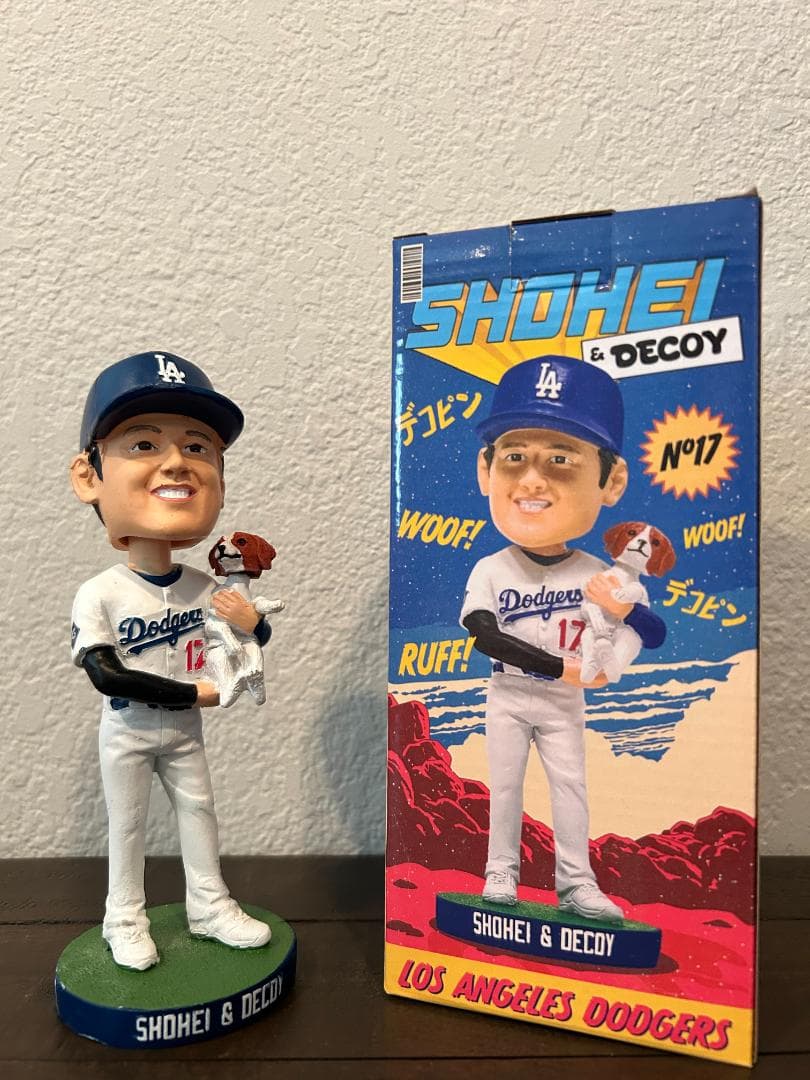 【非売品・限定品】LA Dodgers 大谷翔平 & デコピン ボブルヘッド