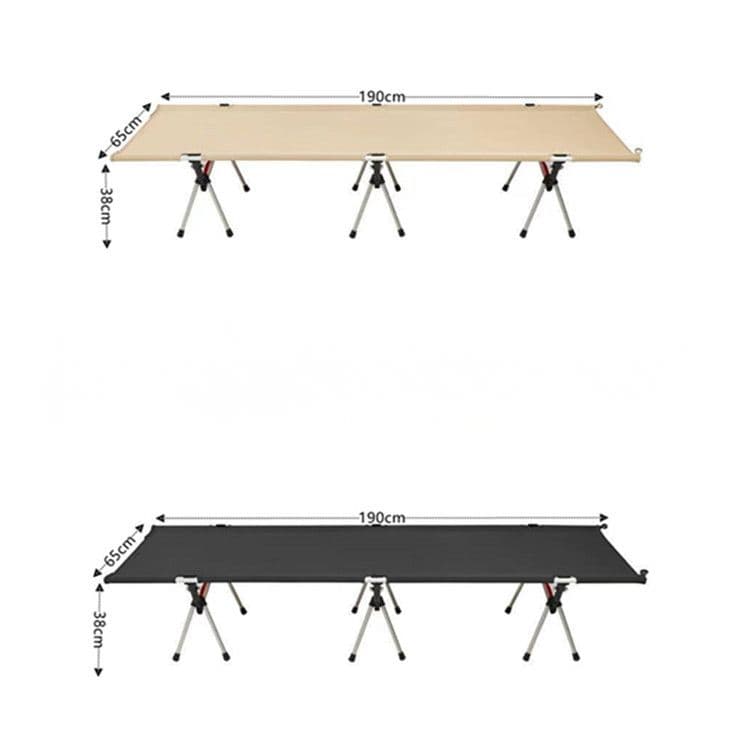 [送料無料] [新品] コット 折りたたみベッド 2WAY カーキ