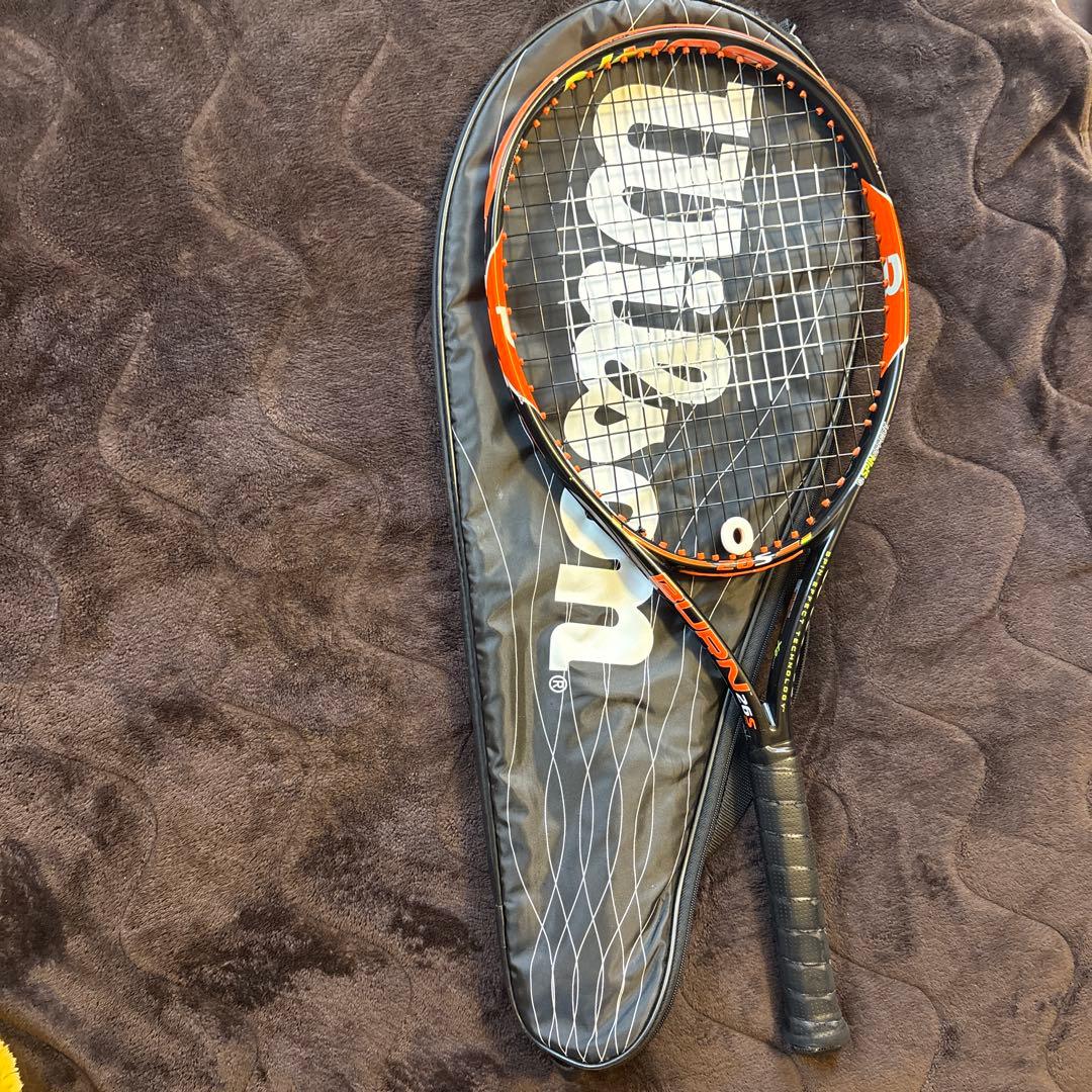 Wilson テニスラケット オレンジ レア 高学年用
