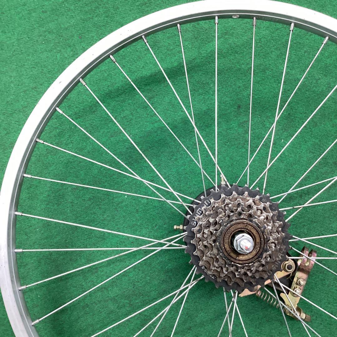 アルミリム　後輪　24x1.75 リア　バンドブレーキ　外装６段切替