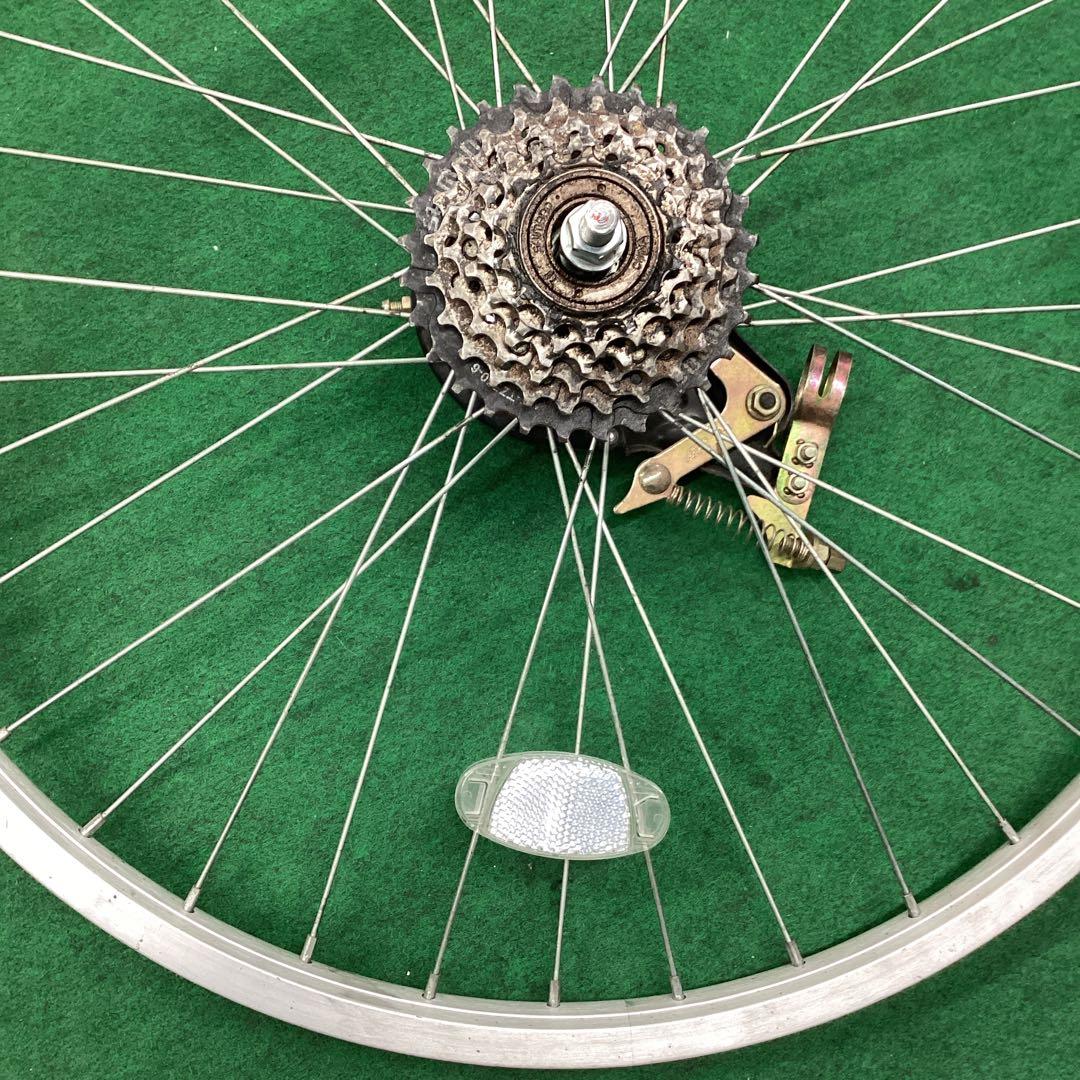 アルミリム　後輪　24x1.75 リア　バンドブレーキ　外装６段切替