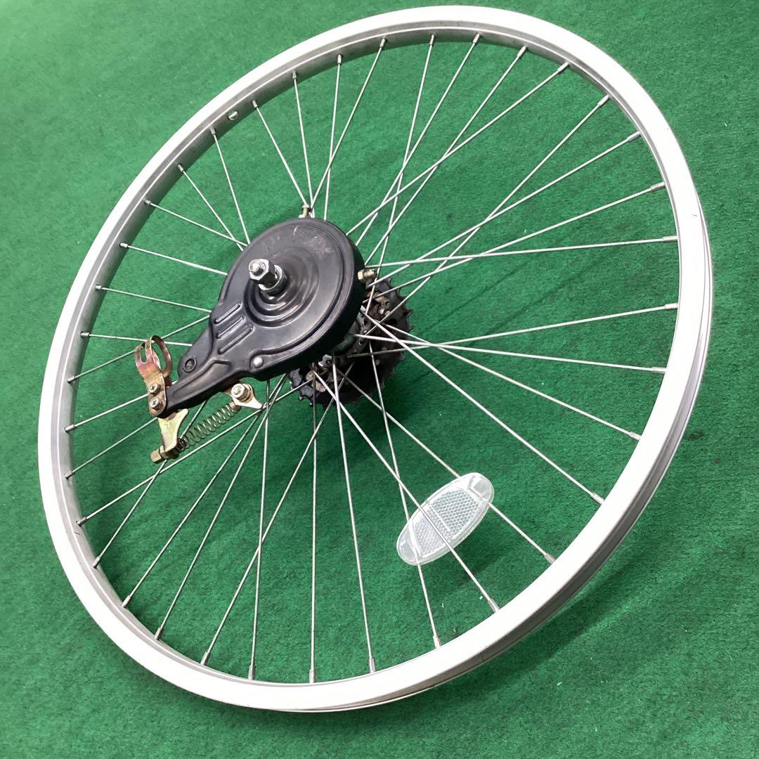 アルミリム　後輪　24x1.75 リア　バンドブレーキ　外装６段切替
