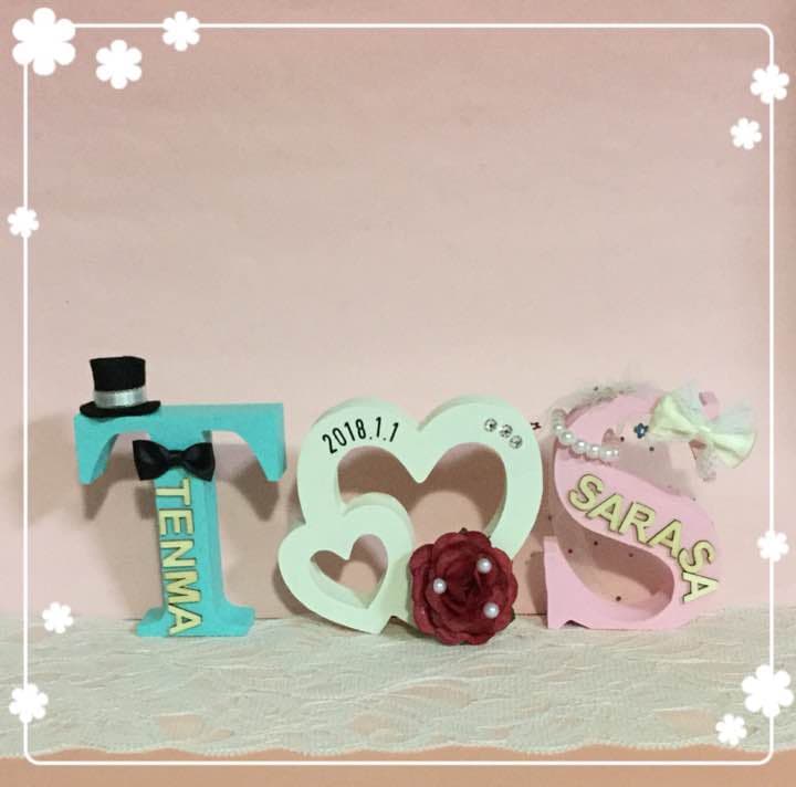 マサエ様確認用♡ウエディングバージョン・イニシャルオブジェ