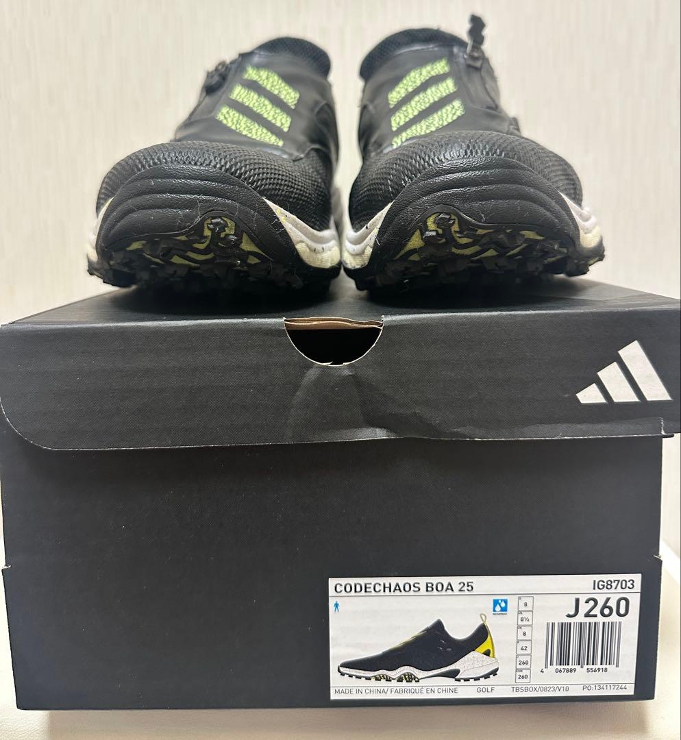 【26cm】アディダス コードカオス25 BOA ゴルフシューズ