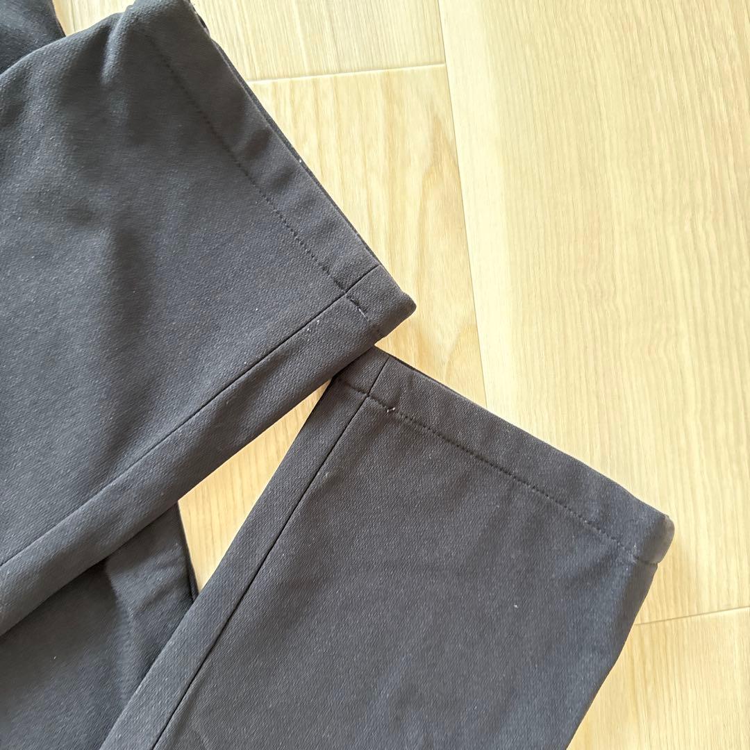 裏起毛　秋冬ゴルフ　ブリーフィングゴルフ　パンツ　黒　ブラック　S〜M相当