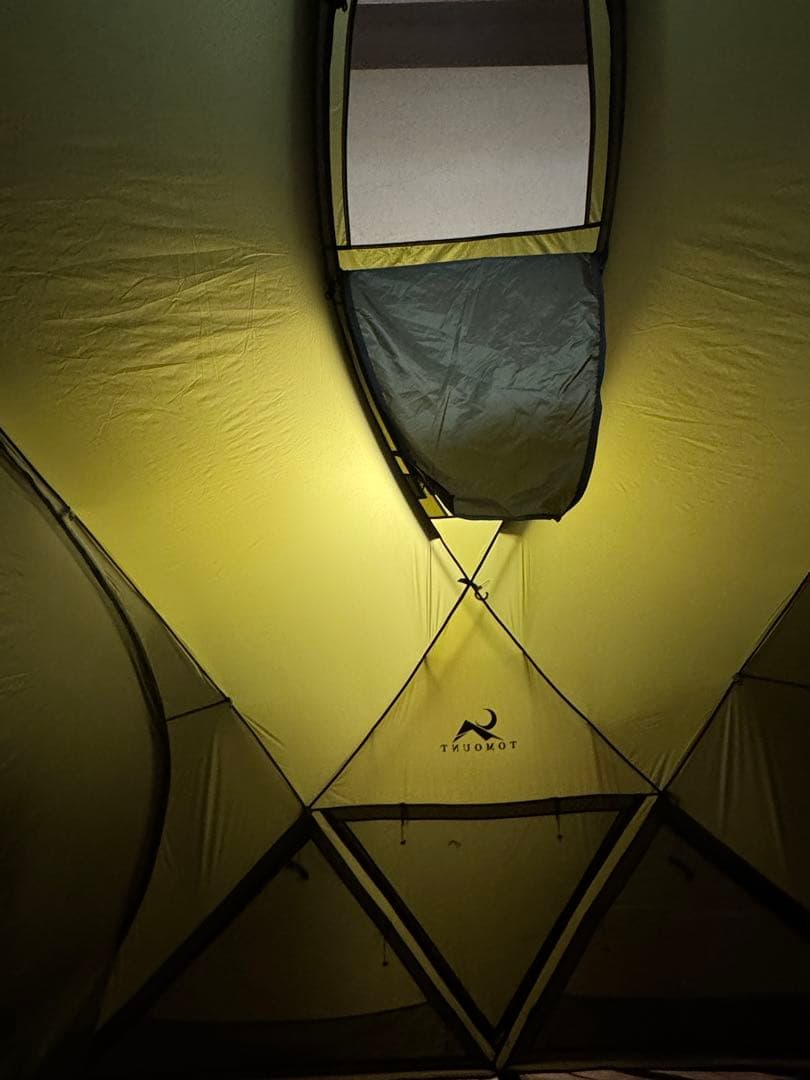 シェルターテント 40D ナイロン 超軽量 ドームテント アルミポール