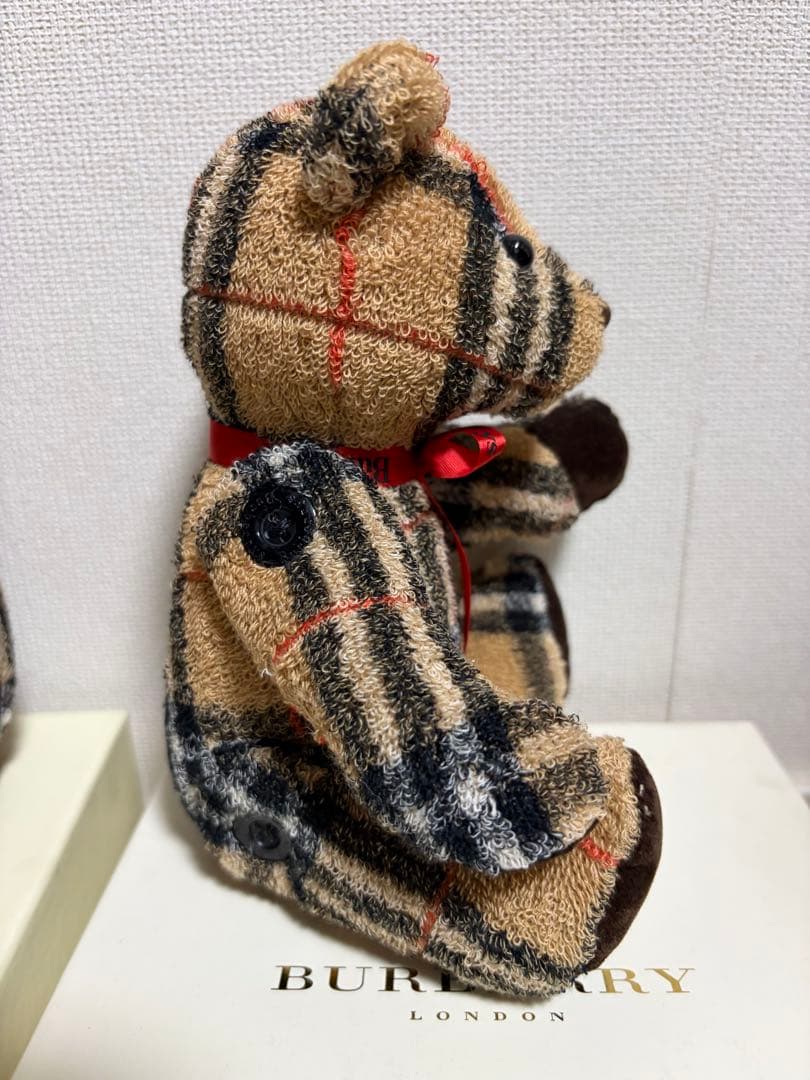 Burberrys チェック柄ぬいぐるみ 2体セット