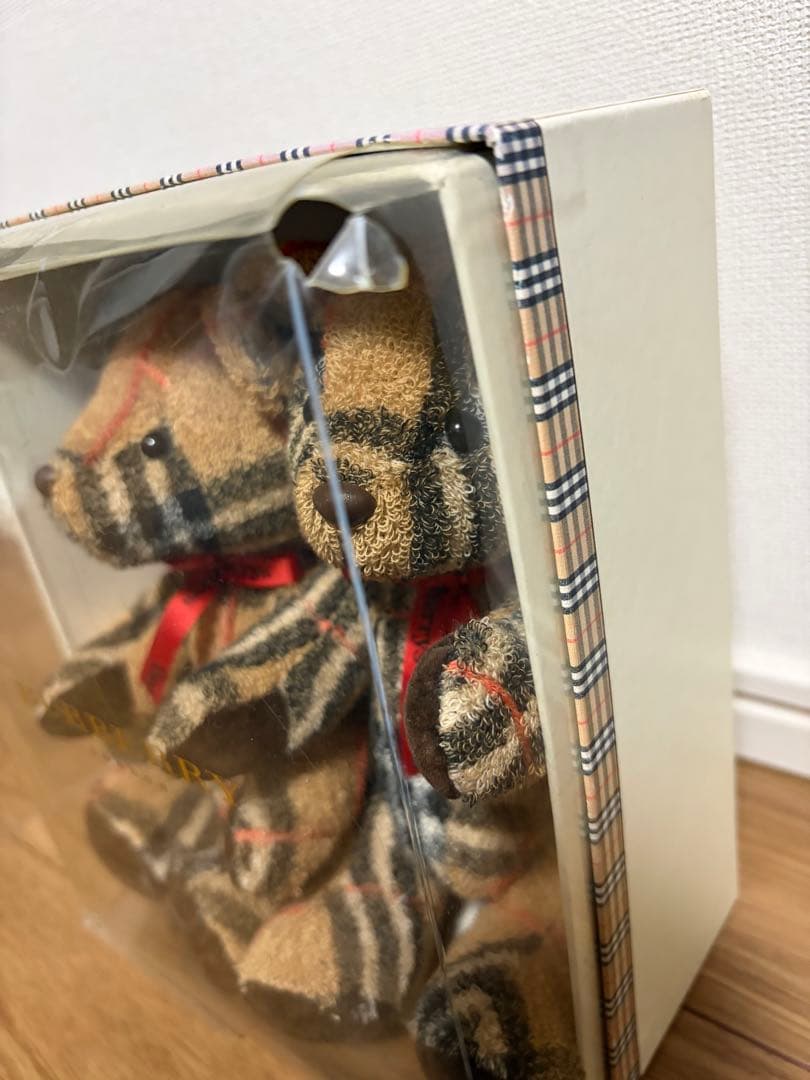 Burberrys チェック柄ぬいぐるみ 2体セット