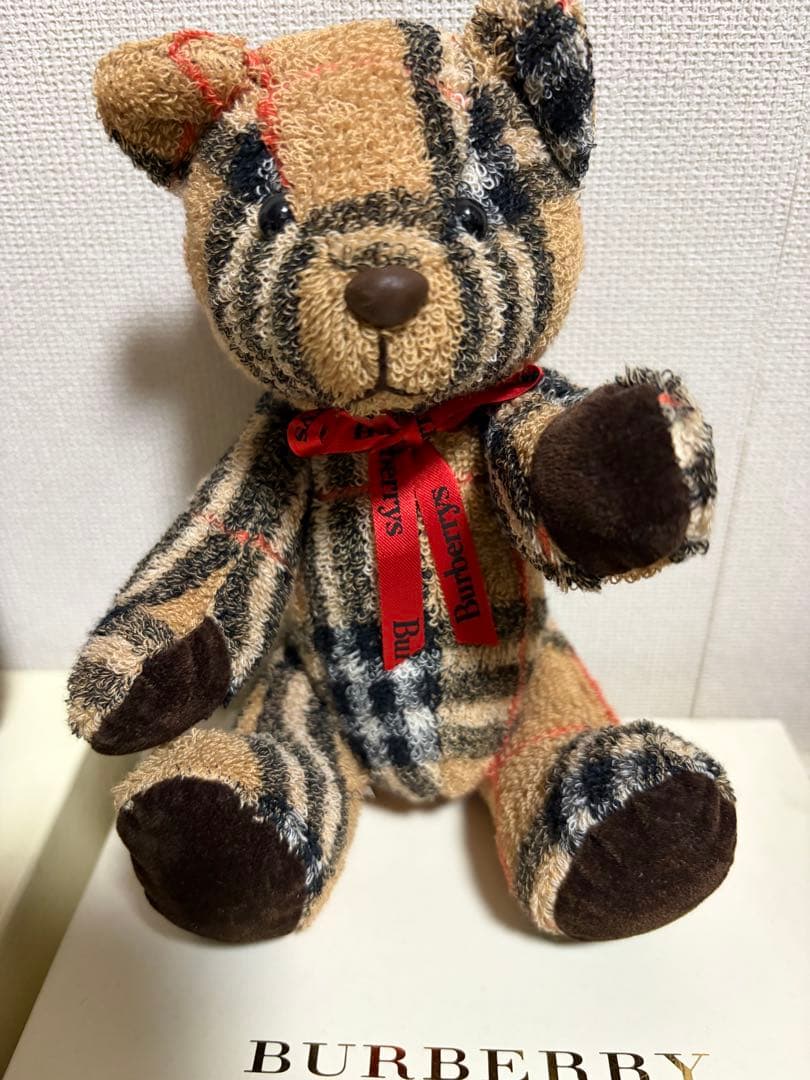 Burberrys チェック柄ぬいぐるみ 2体セット