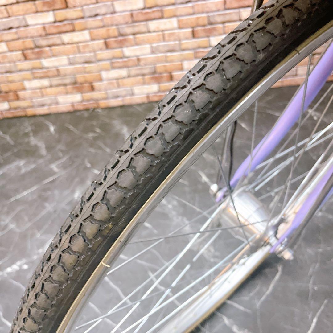 【26】子供用自転車 子供車 amie パープル 26インチ