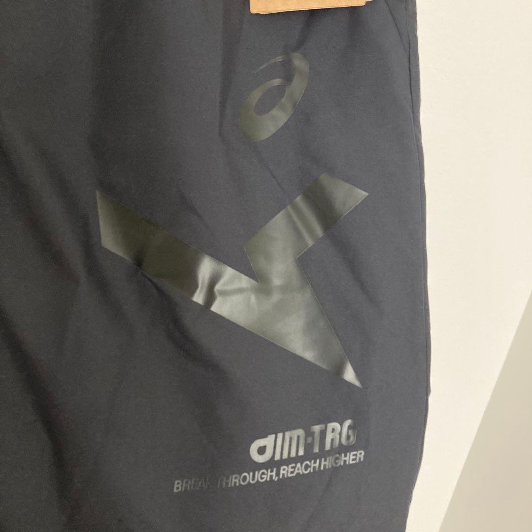 アシックス　ウインドブレーカーパンツ　メンズM　秋冬　防寒　裏起毛あったかズボン