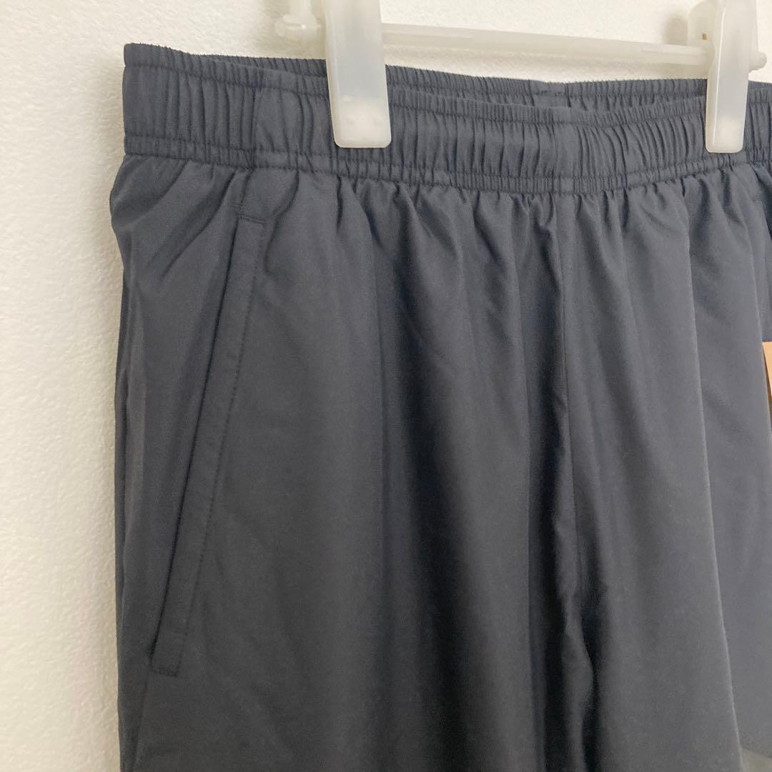 アシックス　ウインドブレーカーパンツ　メンズM　秋冬　防寒　裏起毛あったかズボン