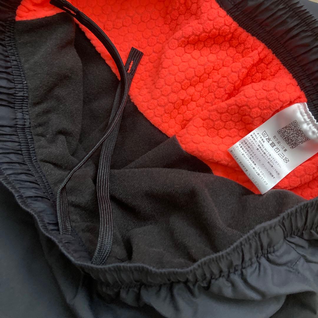 アシックス　ウインドブレーカーパンツ　メンズM　秋冬　防寒　裏起毛あったかズボン