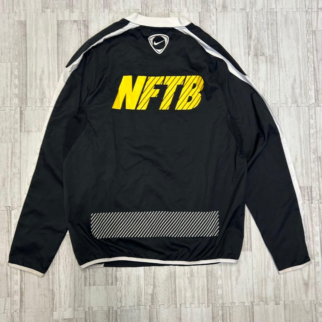 00s NFTB ナイキフットボール ナイロン ピステ 上下 ジャージ ブラック