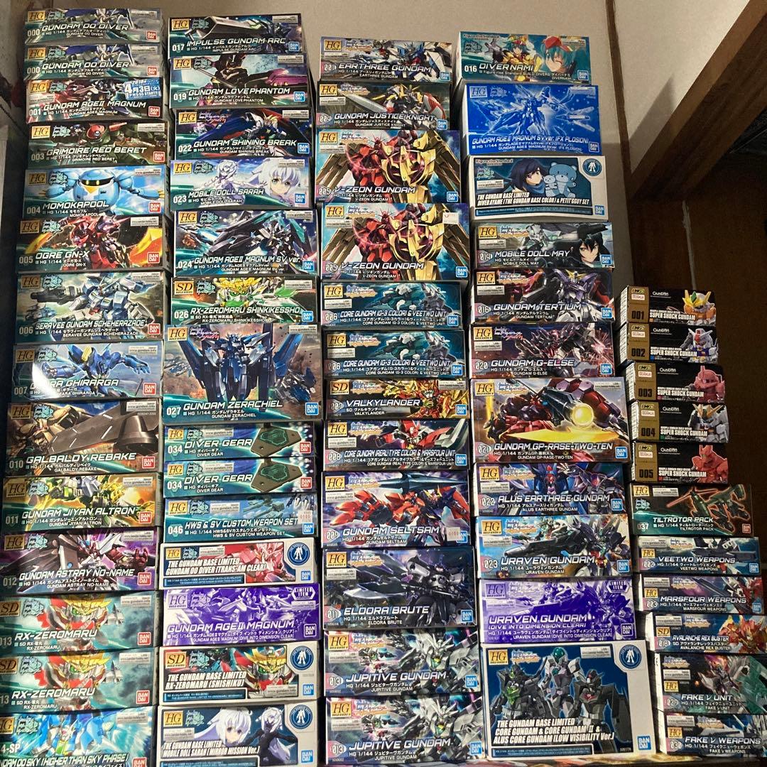 HGBD 1/144 シリーズ62点セット プラモデルまとめ売り①