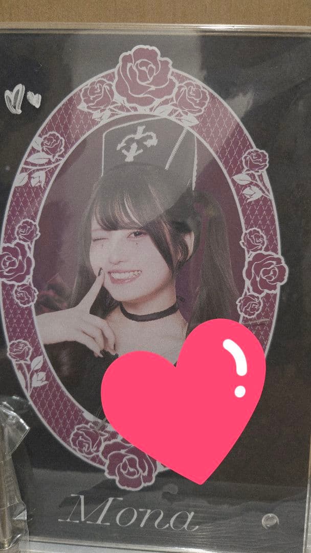 ラッフルくじA賞直筆サイン入りアクリルパネル　ファントムシータ もな