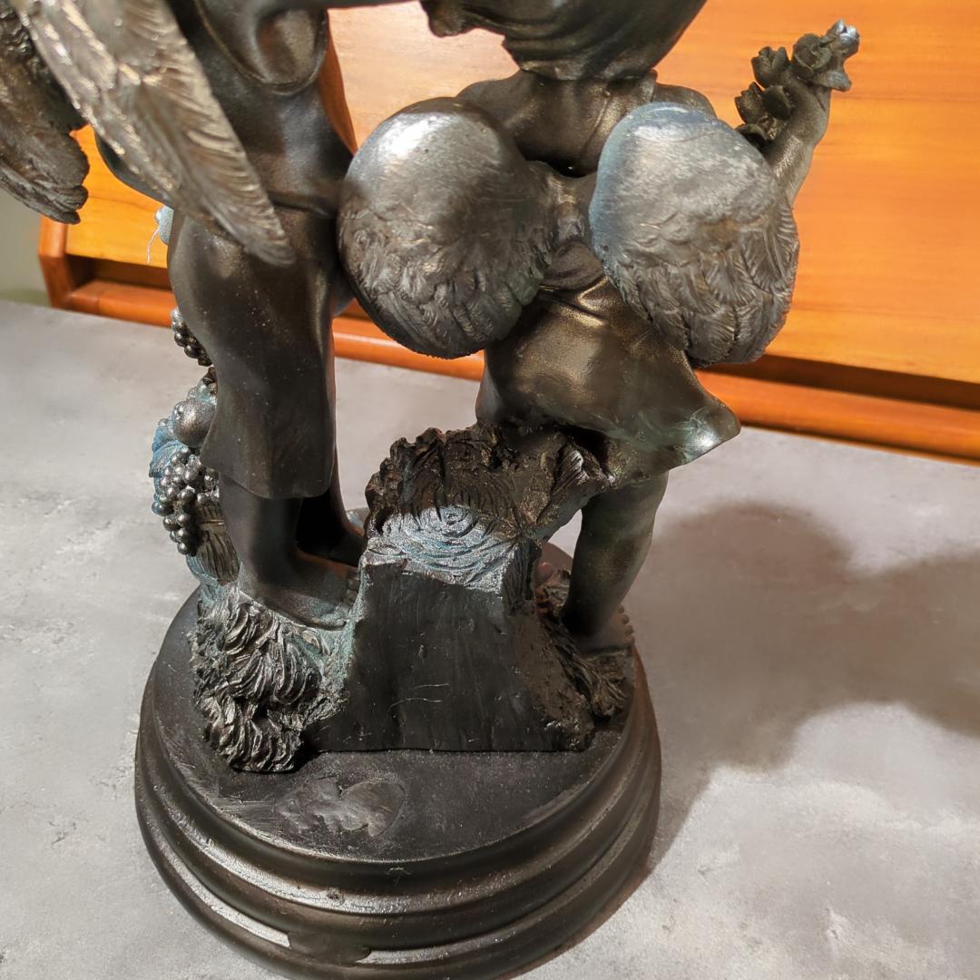 【極美品】 天使 置物 ガーデンオーナメント オブジェ 庭 エンジェル