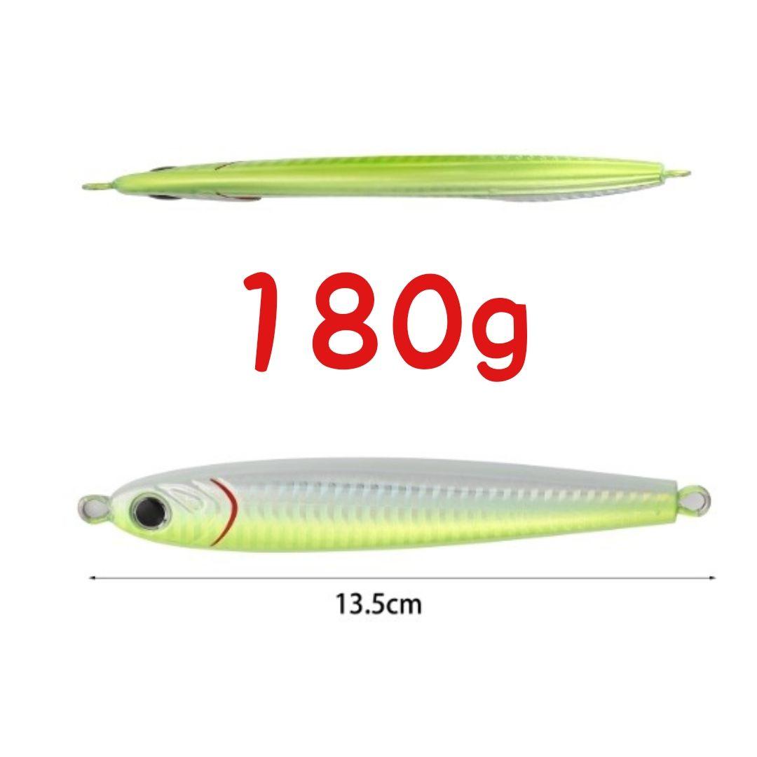 ５本 セット 200g メタルジグ クイックゼロワン 形状 グロー 夜光 伊勢湾