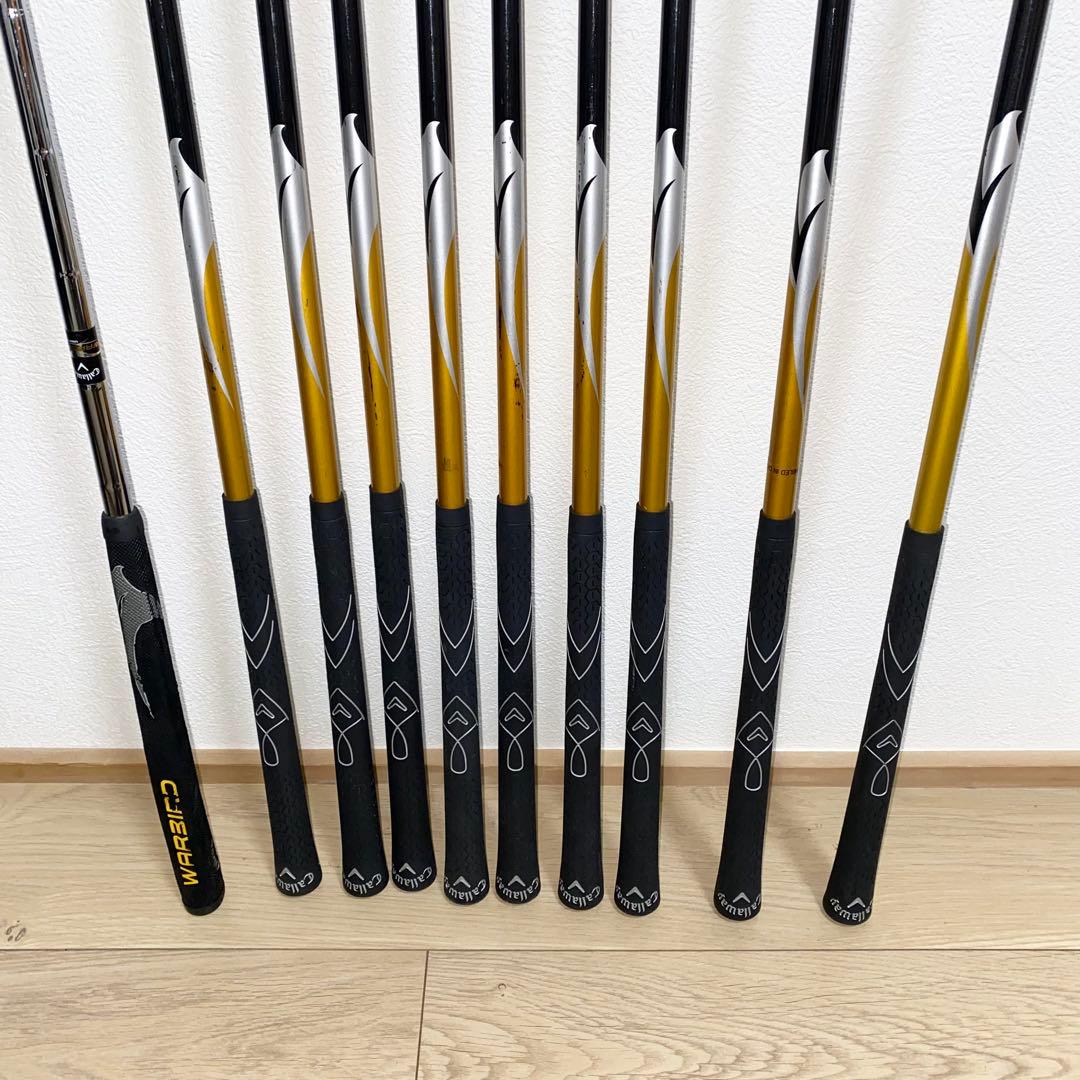 送料込キャロウェイ メンズ用ゴルフクラブ フルセットR☆初心者右キャディバッグ付