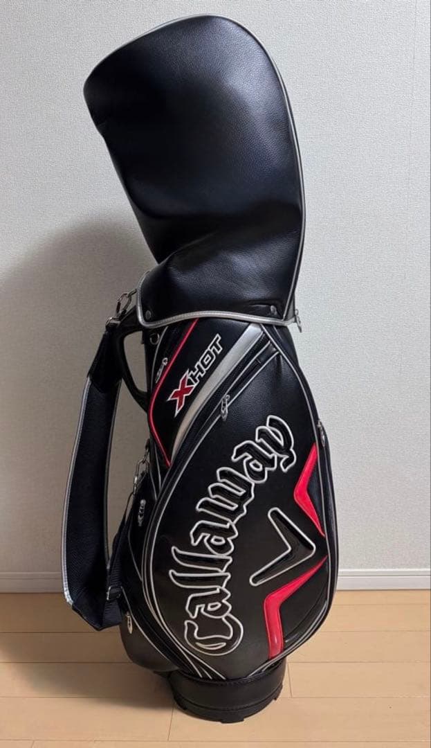 Callaway X Hot キャディバッグ ブラック/レッド