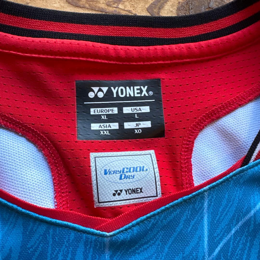 YONEX ヨネックス ゲームシャツ　バドミントン　日本代表　貴重　XOサイズ