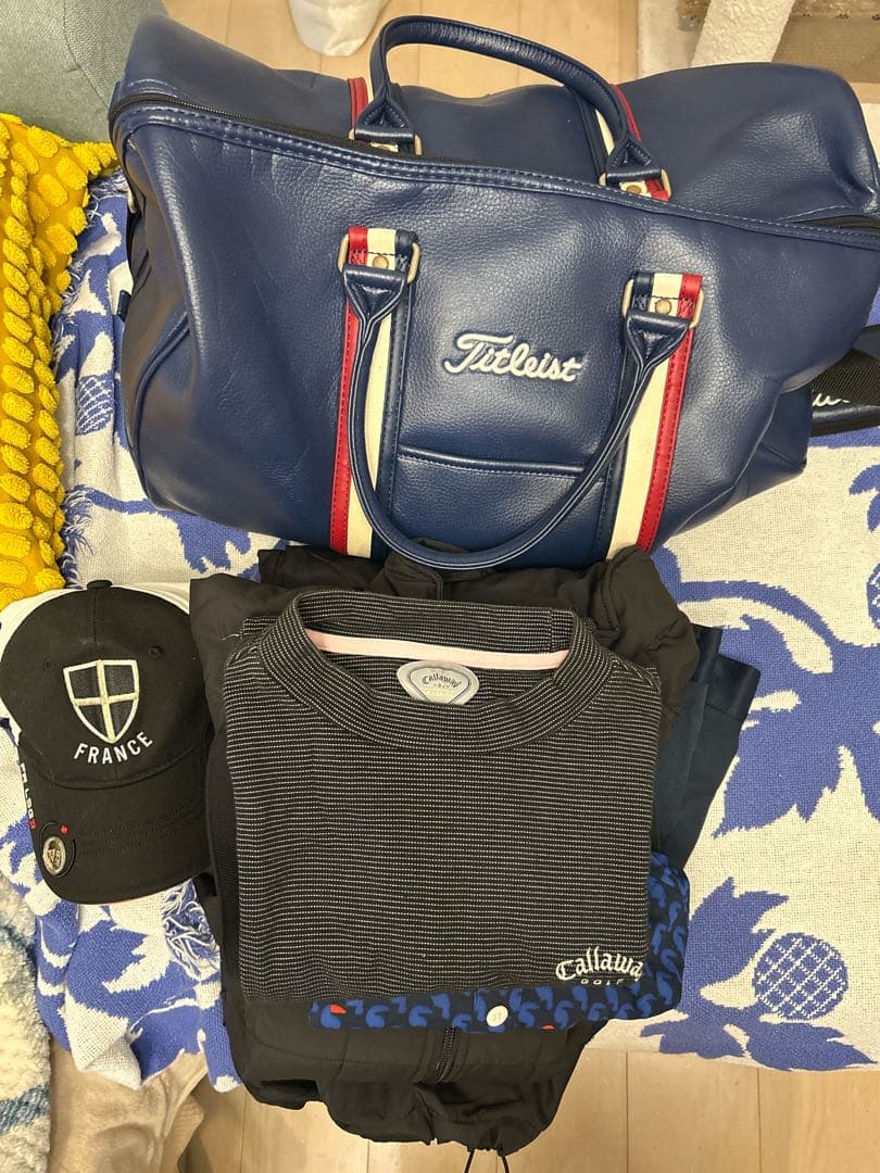 Titleist バッグ & le coq sportif ポロシャツ等　計8点