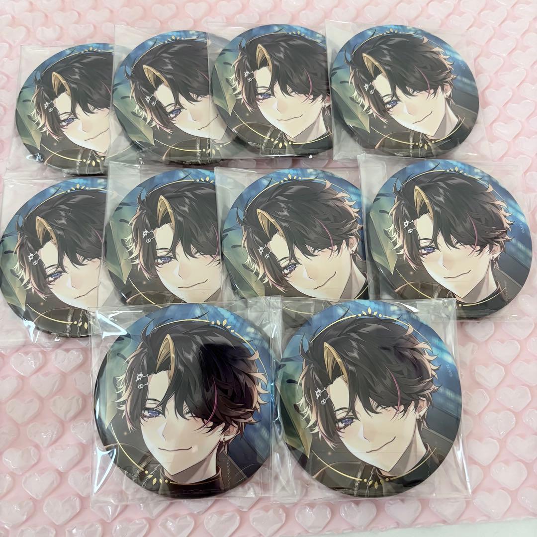 にじさんじEN 闇ノシュウ 誕生日グッズ バースデー 2025 缶バッジ 10点