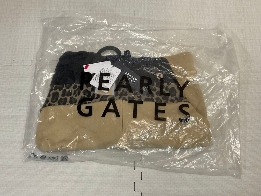 PG パーリーゲイツ テックパーカー レオパード柄 ハイスペック裏毛 日本製