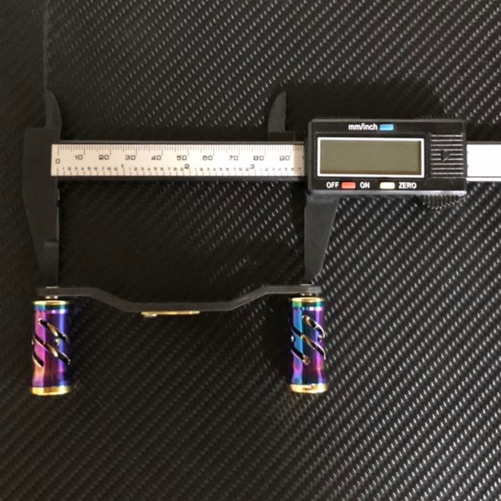 高品質・超軽量ベイトリール用カーボンハンドル アルミハンドルノブ セット